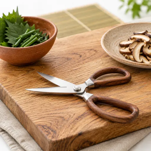 Ciseaux de cuisine : l'outil que les chefs japonais préfèrent au couteau pour la moitié des découpes