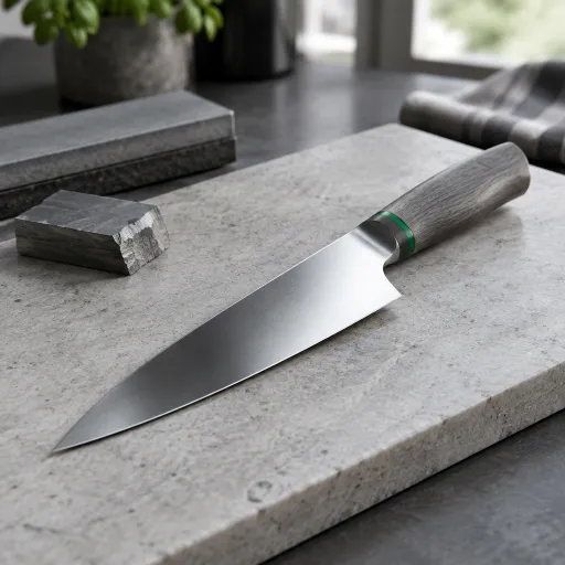 Fabriquer un couteau de cuisine : du choix de l’acier aux touches finales