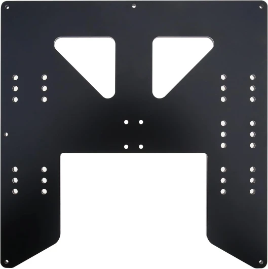 Support de Lit Chauffant Plaque en Aluminium Anodisé Y-Carriage 220mm x 220mm x 6mm pour Accessoires d'imprimante 3D A8 A6 Noir