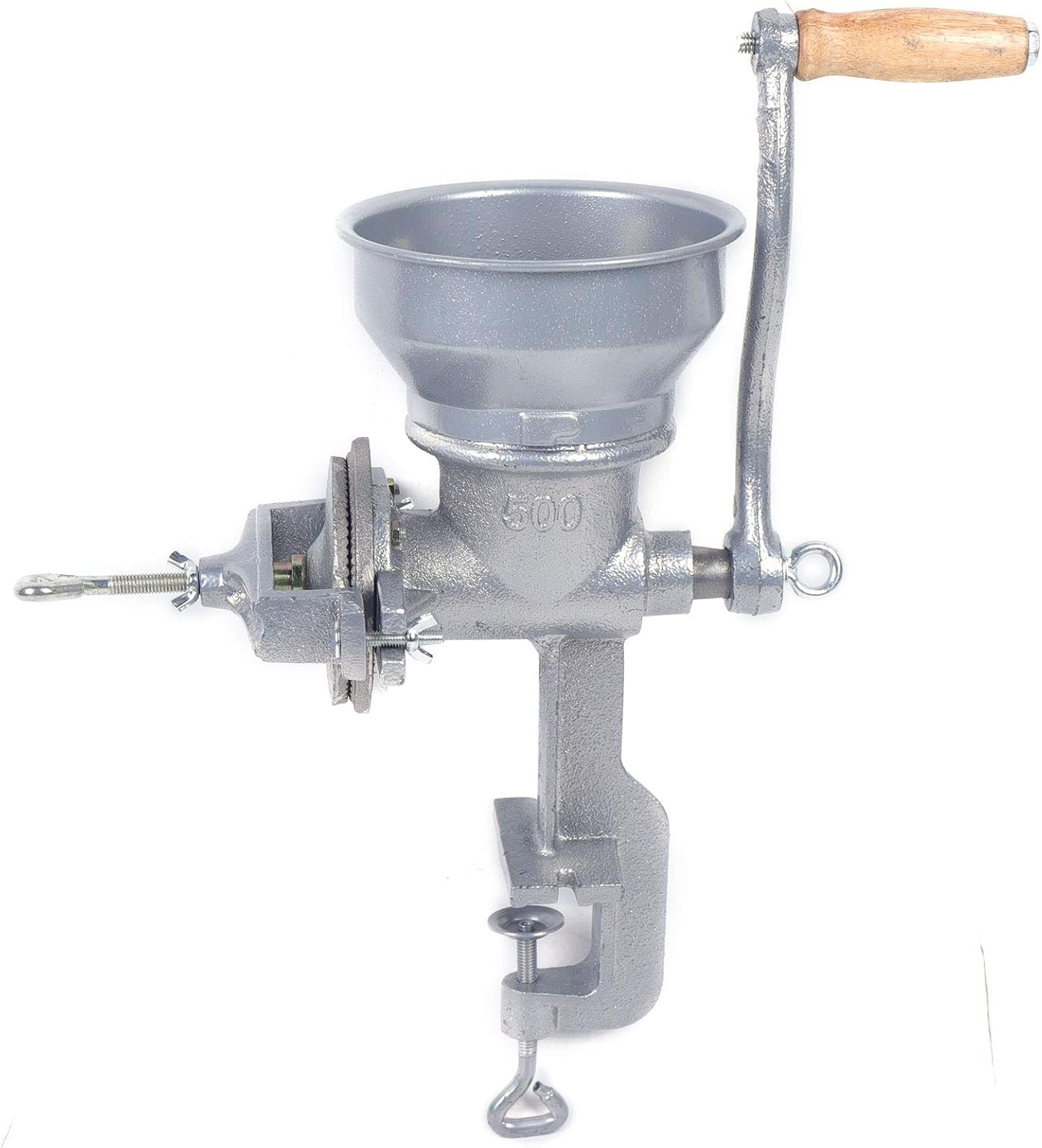 Moulin à céréales manuel - Moulin à céréales manuel - Moulin à grains - Moulin à café en fonte - Ponceuse manuelle de bureau - Pour grains de café, noix, maïs
