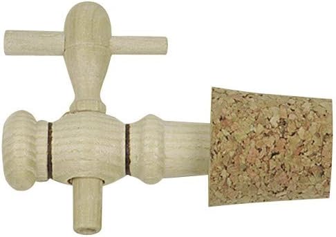 Bouchonnerie Jocondienne 504 Robinet Vinaigrier Bonde Perçée 30 x 11 x 10 mm 11.5 x 15 x 3 cm