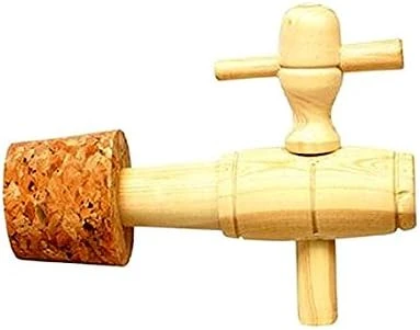 C - DIFFUSION - Robinet Vinaigrier buis avec bouchon liège *