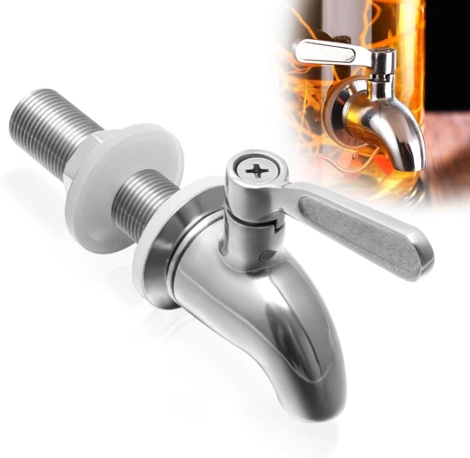 Robinet Distributeur Boisson Remplacement, Robinet pour Fontaine à Eau en Acier Inoxydable, Robinets Fontaine a Punch pour la Maison et la Fête #3