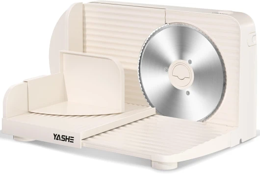 Trancheuse Électrique Pliable, Trancheuse À Jambon 180W Avec Lame Dentelée De 17 Cm, Épaisseur Réglable 0–15 Mm, Facile À Nettoyer & Design Sécurisé Pour Viande, Fromage, Pain, Légumes