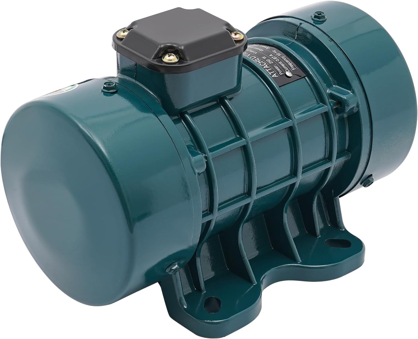 Moteur vibrant à béton électrique 250 W pour mélange de béton 2840 tr/min avec force de vibration de 150 kg d'aluminium pour projets de construction tels que ponts, clôtures, routes