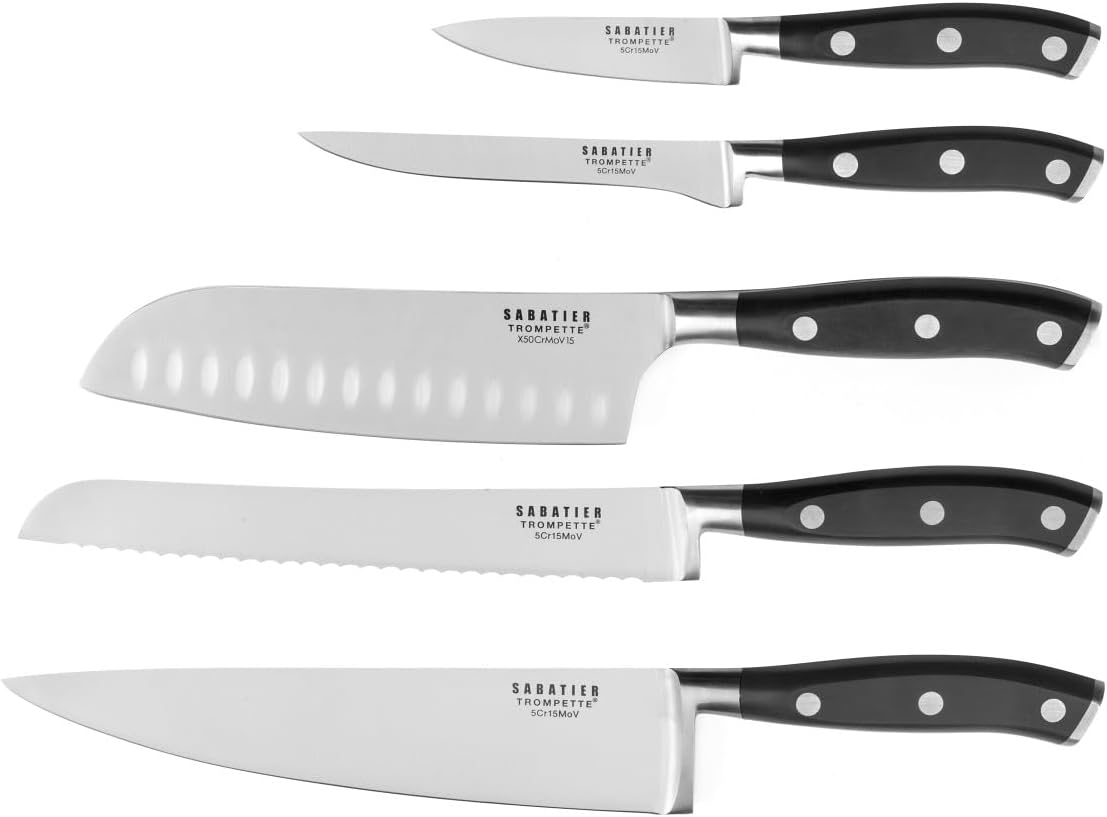 SABATIER TROMPETTE Vulcano - Set 5 couteaux de cuisine
