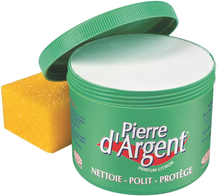Pierre d'Argent 800g - Pierre blanche naturelle de nettoyage