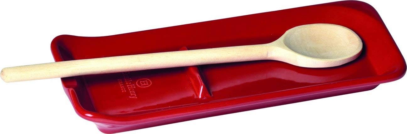 Eh340262 Repose Cuillère Céramique Rouge Grand Cru 22,5 X 10 X 2,5 cm