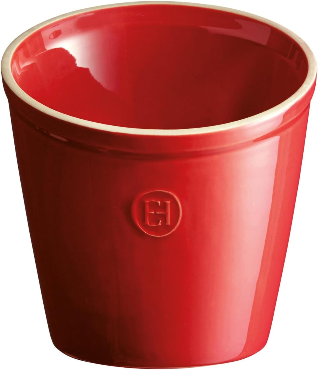 Eh340218 Pot à Ustensiles Céramique Rouge Grand Cru 14 X 14 X 16 cm