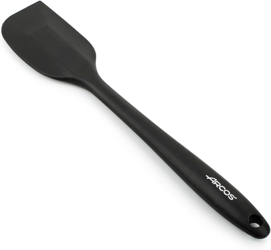 Gadgets Professionnels - Spatule en Silicone - Taille 280 mm - Manche Métal Couleur Gris