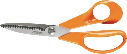 Ciseaux de cuisine, Longueur totale: 18 cm, Acier/Plastique, Classic, 1000819, Orange