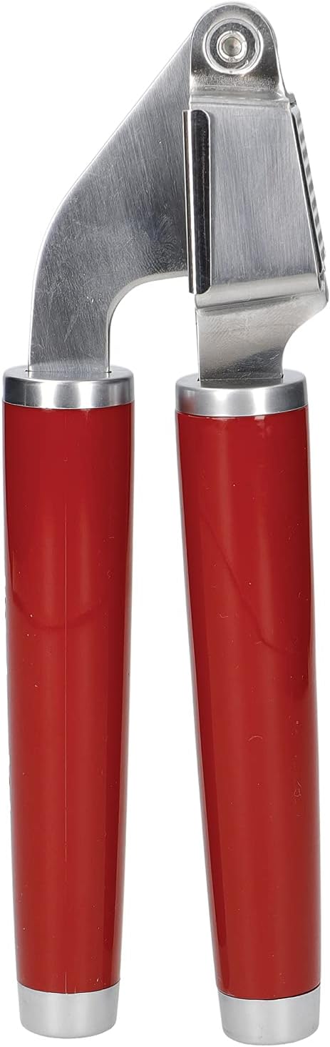 Presse-Ail Manuel en Inox - Couleur Rouge Cerise Rouge Empire