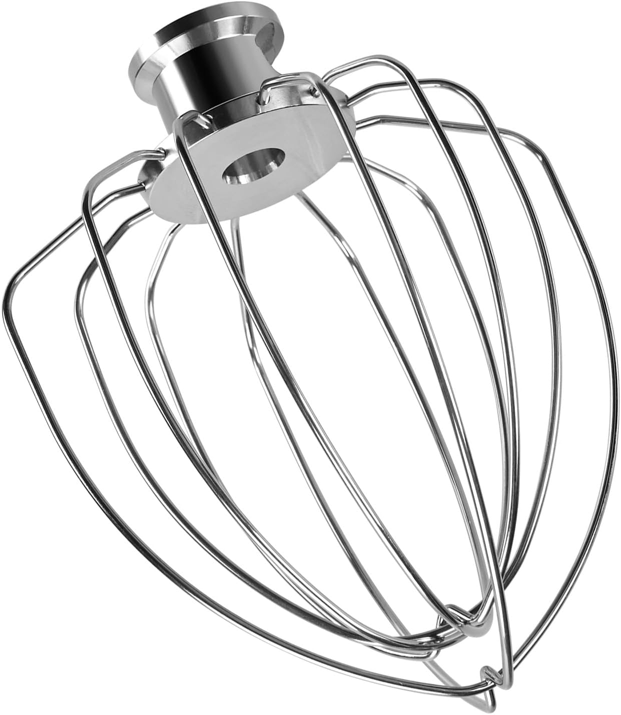 6 Tête de fouet de rechange en acier inoxydable - Compatible avec KitchenAid K45, KSM15, KSM110, KSM103, KSM75, KN15, et KSM90 Stand Mixer