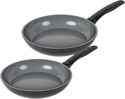 Easy Ceramic Lot de poêles à frire Ø 24 cm et Ø 28 cm, en aluminium 100 % recyclé, 31566