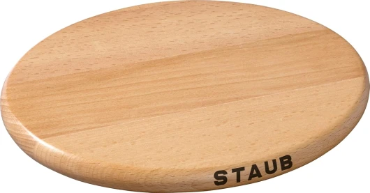 Dessous de Plat Aimanté, Ovale, Ø 15 cm, Bois Hêtre 15 x 11 cm