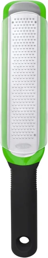Good Grips Râpe zesteur – Zesteur pour citrons et agrumes - Râpe pour citron en acier inoxydable - Ultra-fin - Vert Zesteur dentelé