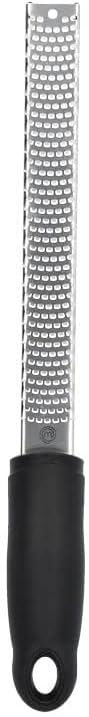 Zesteur d'Agrumes & Râpe à Fromage Manuelle, Râpe Fine pour Parmesan, Citron, Coconut, Muscade, Chocolat et plus, 34,5cm, Lames Tranchante en Acier Inoxydable Modern