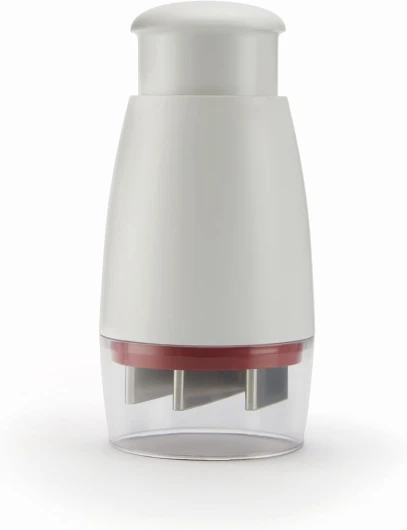 Zyliss E910012 Zick Zick Classic Hachoir Manuel, Plastique/acier inoxydable, Hachoir Légumes Facile à Nettoyer, Hachoir Coupe Oignons Slap Chop pour Noix, Ail, Salade et plus Zick-Zick Classic