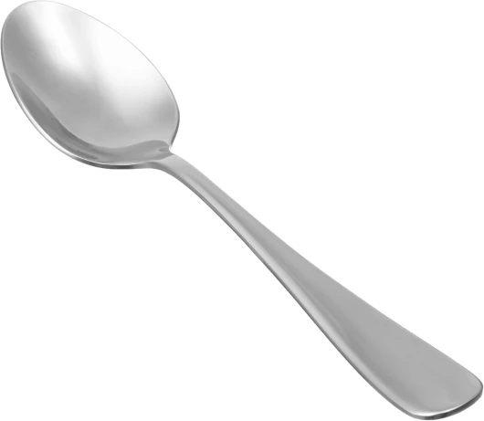 Cuillères à Soupe en Acier Inoxydable,Lavables au Lave-Vaisselle, Bord Rond, Grandes Cuillères à Soupe, 20 cm, Lot de 12, Argent