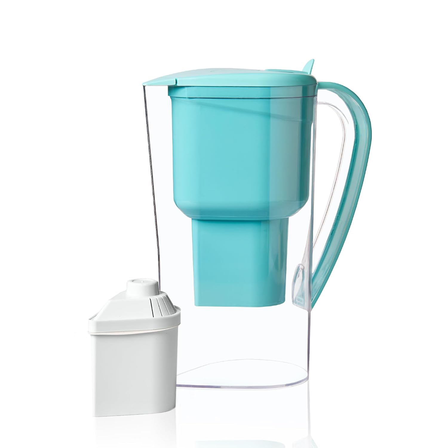 Carafe Filtrante d’Eau 1.4L Sans BPA Certifiée UNE 149101:2015 – Filtre Purificateur - Réduit Chlore & Métaux Lourds + Écologique - Cruche Filtrante Eau Alcaline Pure – Water Filter Jug - ALKANATUR Carafe Alkanatur Drops