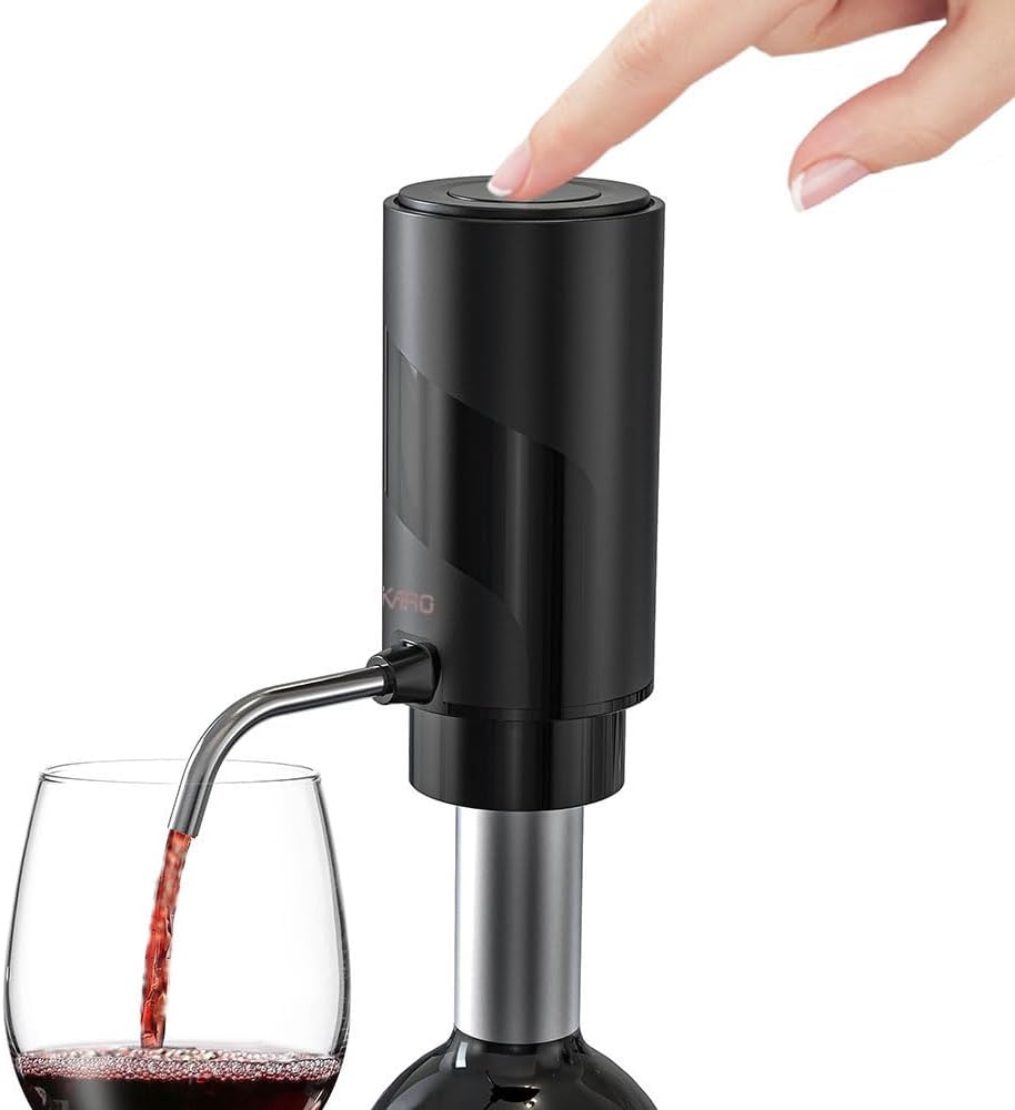 Aérateur-Verseur de vin électrique Rechargeable Décanter électronique automatique Electric Aerator