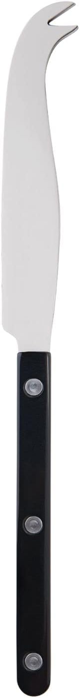 Couteau à fromage 24 cm Bistrot couleur Noir - Couvert en Acier Inoxydable - Efficace et élégant pour découper une large variété de fromages.