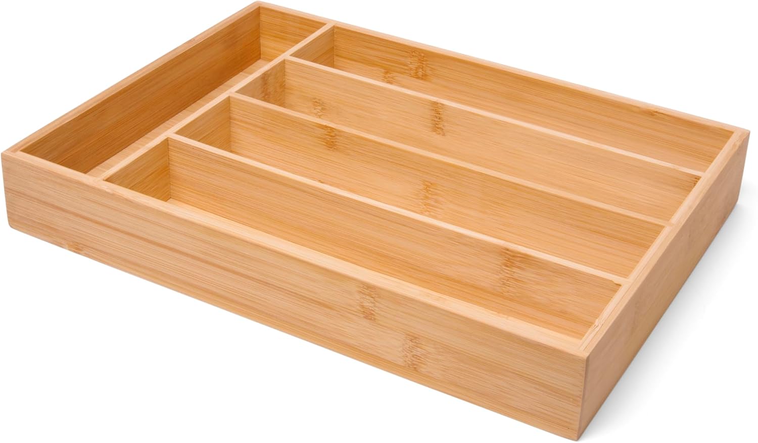 Range couverts en bambou, pour tiroirs, Bois