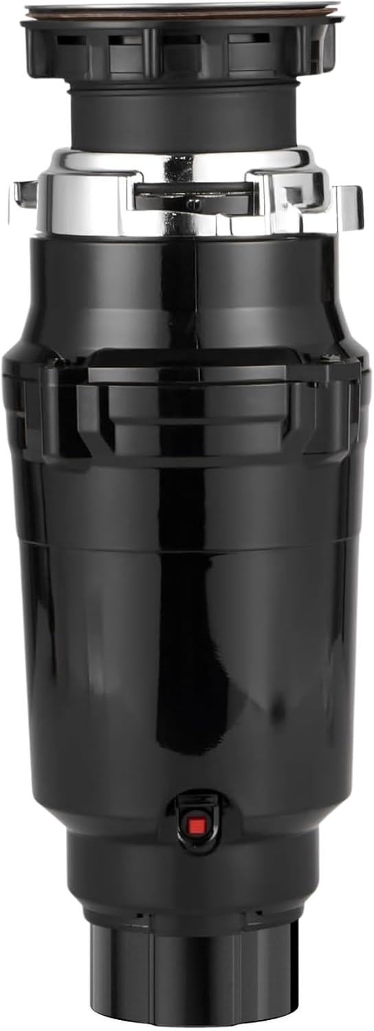 Broyeur d'Évier de Cuisine, d'Élimination des Déchets Alimentaires, Broyeur de Déchets, Acier Inoxydable, 3/4 HP 3200 rpm, Broyeur Magnétique, Silencieux avec Interrupteur pour la Maison, la Cuisine - T1918