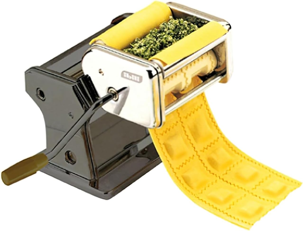 Ibili IB-725404 Accessoire à Ravioli pour Machine à Pâte Manuelle, Argenté.