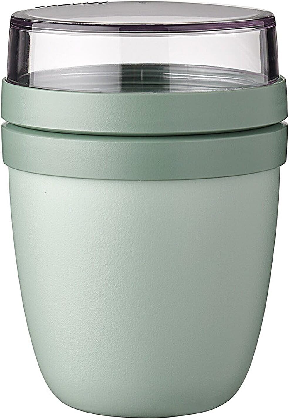 Bol muesli a emporter - Mini - Pratique comme Pot de Yaourt et de Muesli - Compartiments Séparés - Convient au Congélateur, au Micro-ondes et au Lave-vaisselle - 300 ml + 120 - Nordic sage Nordic Sage mini pot à dejeuner