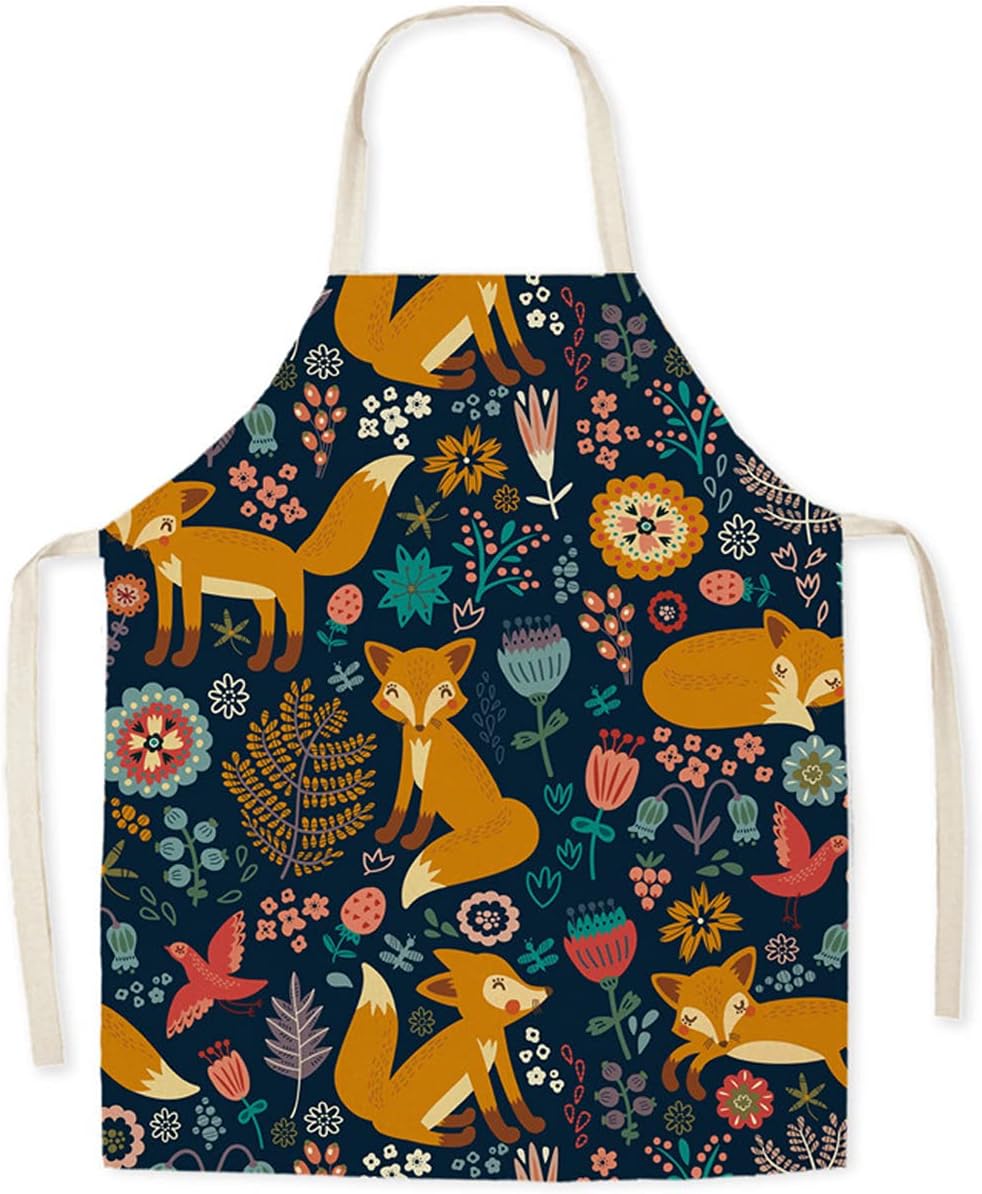 Tablier de cuisine en lin pour enfants Fox