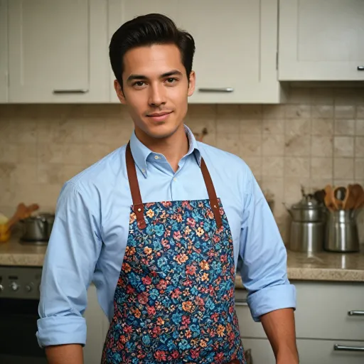 Un tablier personnalisé pour homme : l'accessoire indispensable en cuisine