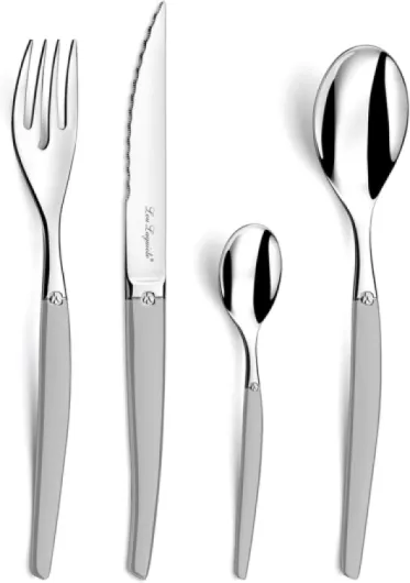 Jet - Ménagère 24 pièces Satin 24 couverts steak