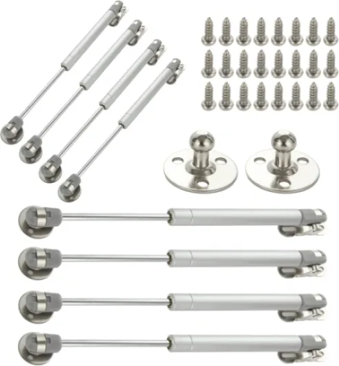 GOYADA 8 Pcs 150N Vérin à Gaz Verin Amortisseur Porte de Cuisine Verin Hydraulique pour Meuble Verin pour Porte de Cuisine Verin Porte pour Levage de Porte Armoire Meuble Cuisine