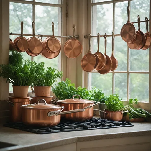 Les secrets des casseroles en cuivre pour une cuisine raffinée