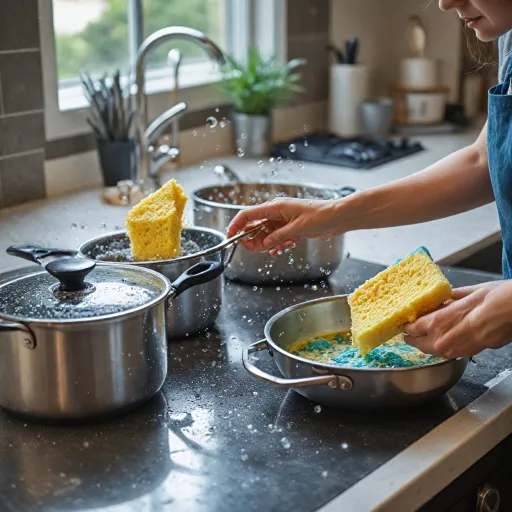 Astuces pour un nettoyage efficace des casseroles en inox