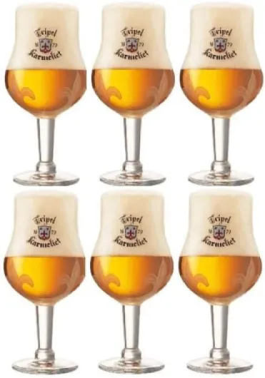 Karmeliet Lot de 6 verres à bière de 330 ml
