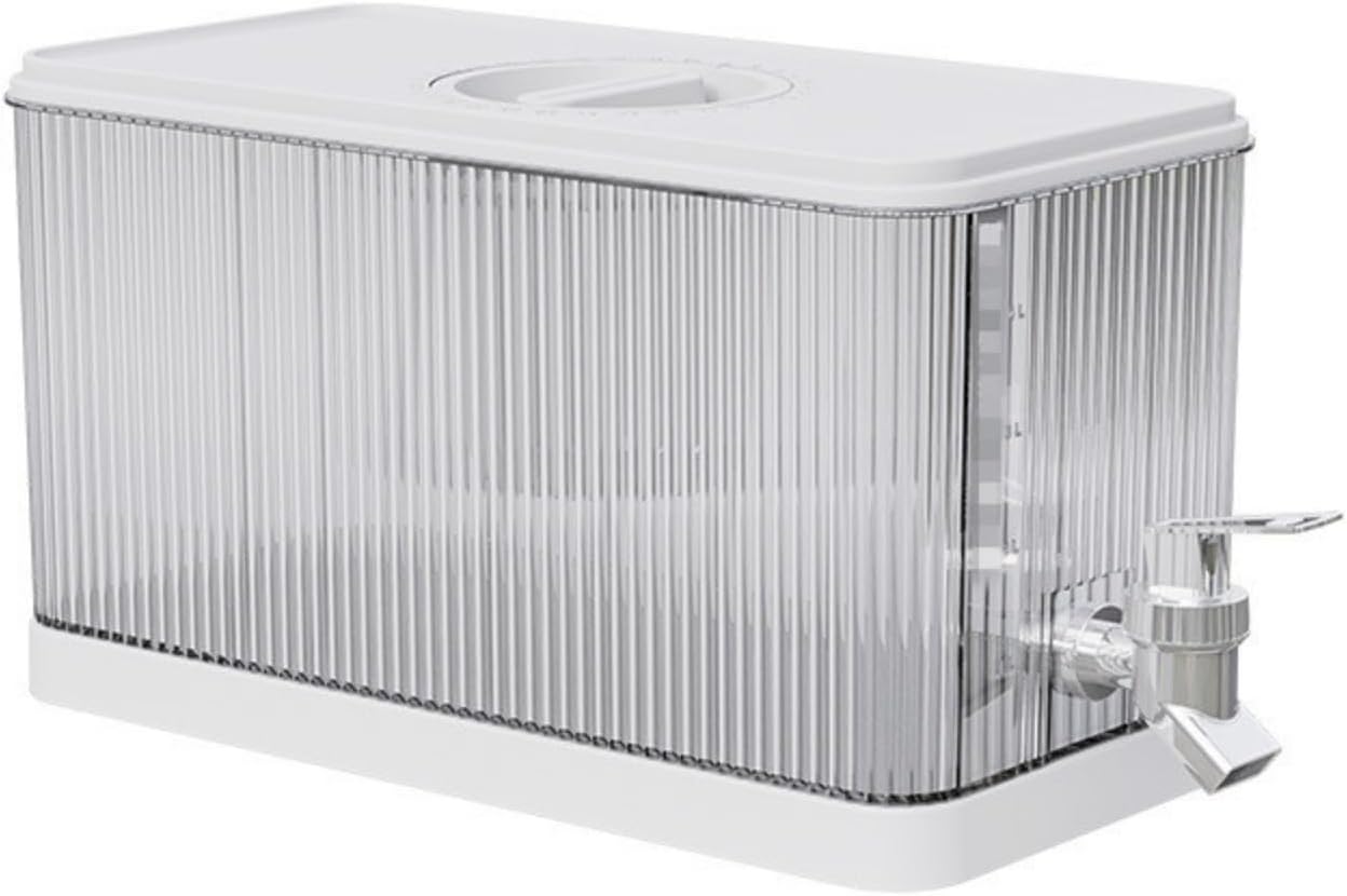 TEKEET Distributeur Boisson Fontaine à Boisson Distributeur Boisson frigo refroidisseurs et fontaines à Eau Distributeur Eau Boisson frigo Fontaine Punch Distributeur de Boisson frigo(Blanc)