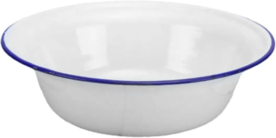 Bol Rond En Émail Incassable Pour Salade De Légumes Accessoire De Cuisine Vintage Bassin Rétro En Émail Pour Décoration Intérieure