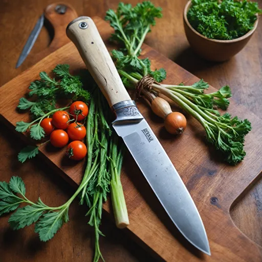 Pourquoi choisir un couteau avec un manche en bois de cerf pour votre cuisine ?