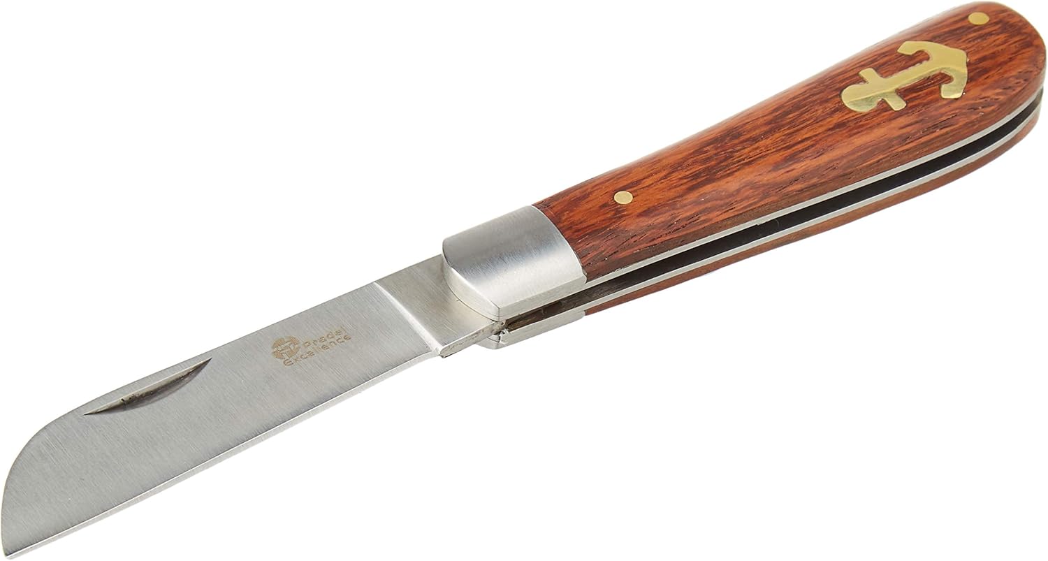 Pradel Excellence CK017 Couteau de Poche Marin 16.2 x 1.7 x 1.7 cm Inox/Bois Ancienne collection Inox/Bois