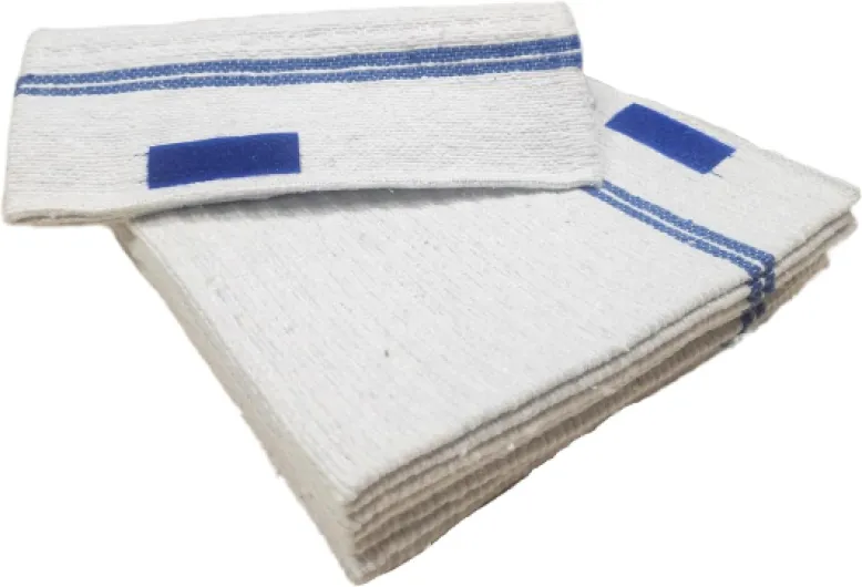 LNT France - Lot de 5 Serpillères Gaufrées Auto-Fixantes, 50 x 50 cm, Très Absorbantes, pour Tous Types de Sols.