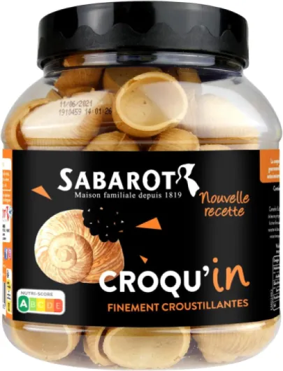 Croqu'in Escargots - Coquille à croquer - Pot 75g