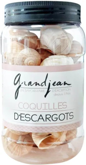 Coquilles d'escargots belle grosseur - Pot de 30 pièces - Grandjean