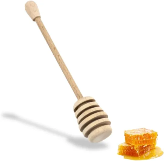 .- Cuillère à Miel en Bois – 17 1 Cuillère
