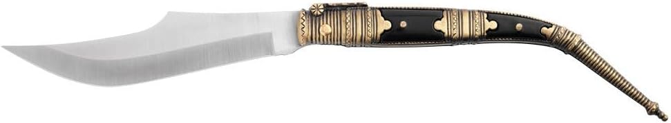 AUSONIA - 23263 COUTEAU DE POCHE DE 23 CM AVEC LAME EN ACIER INOX DE 10,5 CM