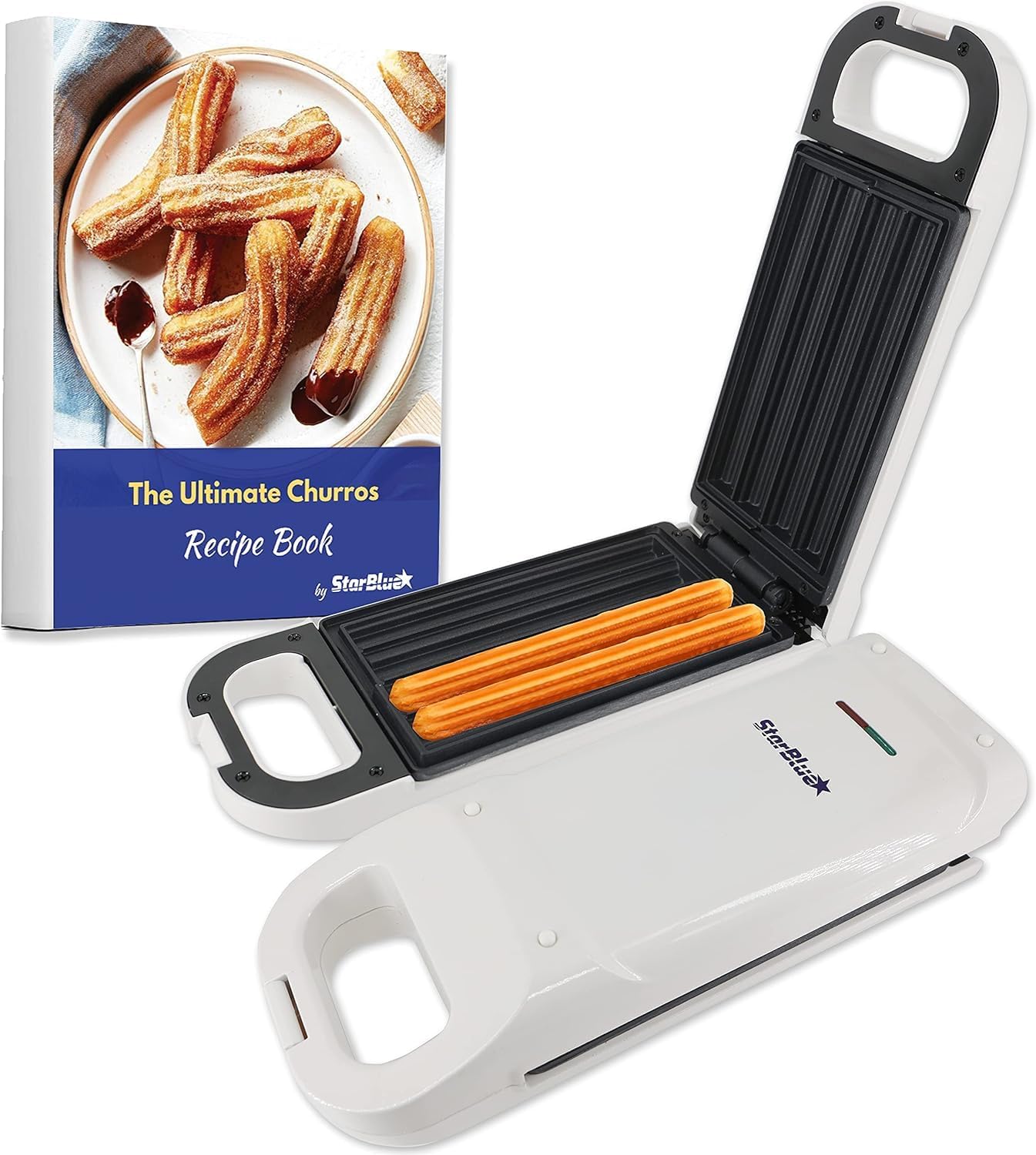 Appareil A Churros Avec Livre De Recettes Inclus, Cuisson Saine Et Sans Huile En Quelques Minutes, 220-240 V Ca, 50/60 Hz, 750 W, Prise Europeenne Model: SB-SW903