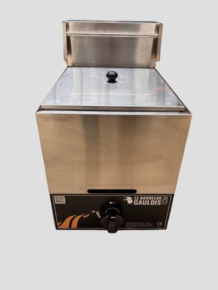 Friteuse Professionnelle au Gaz Butane/Propane, Acier Inoxydable, 5600W