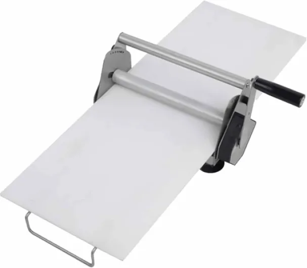 Laminoir à Pâte Manuel En Acier Inoxydable Avec Grande Planche 100 X 39 cm,épaisseur Réglable 0,5-27 mm,Laminoir à Pâtisserie Pliable Professionnel Pour Boulangerie,Pizza,Croissants,300