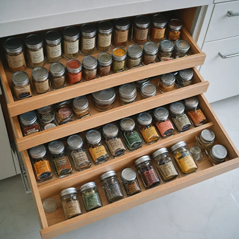 Comment optimiser le rangement des épices dans les tiroirs de votre cuisine